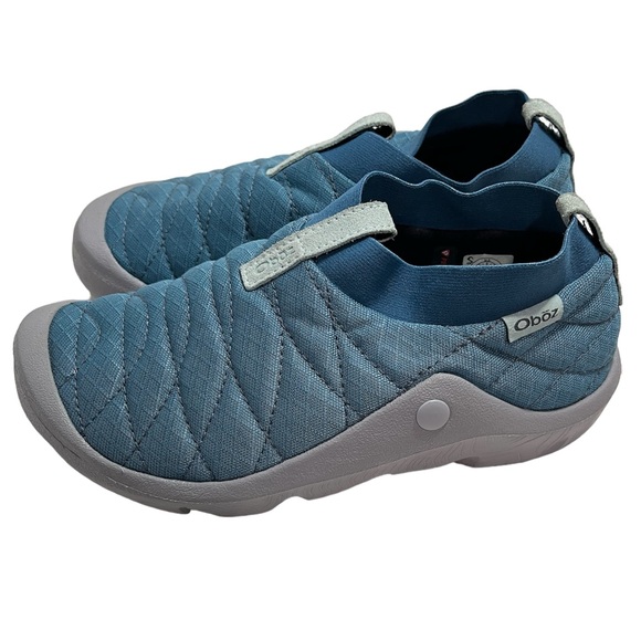 Oboz Whakata Blue Puffy Slip on Moc Size 6 Outdoor Hiking Relaxing - Picture 1 of 9